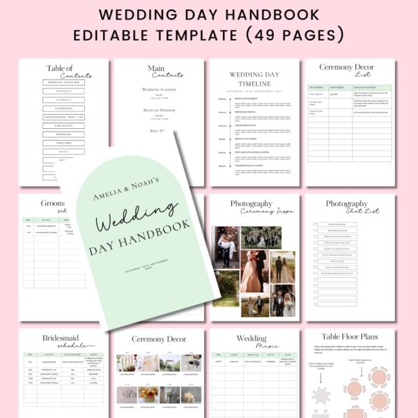 wedding planning printable