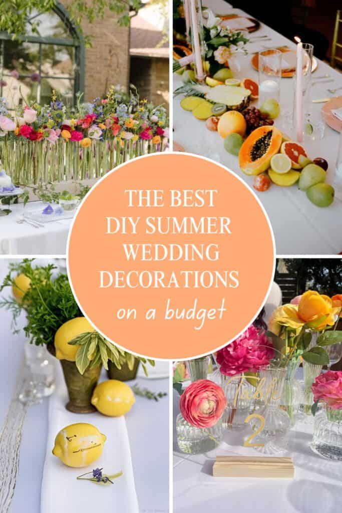 summer wedding table decor ideas