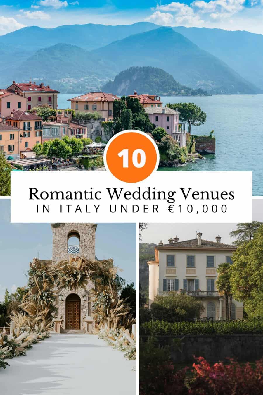 10 Stunning Small Italian Wedding Packages Under €10,000! - Finds For Her