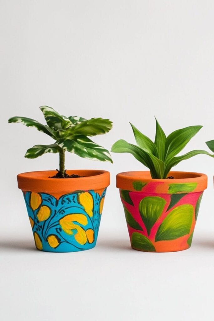 plant pot painting 