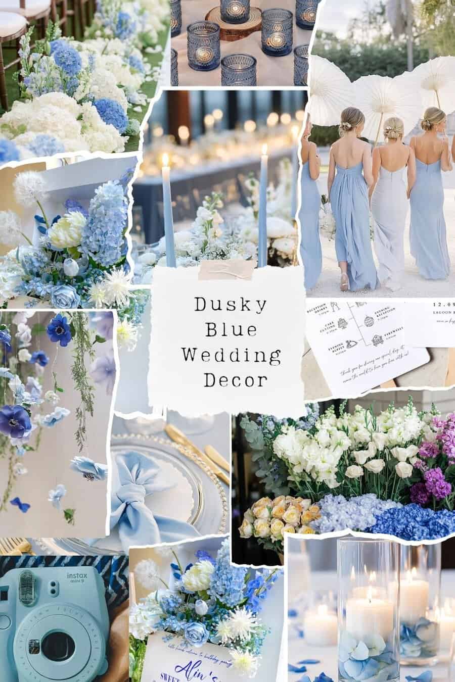 20 Jaw-Dropping Dusty Blue Wedding Decor Ideas on a Budget