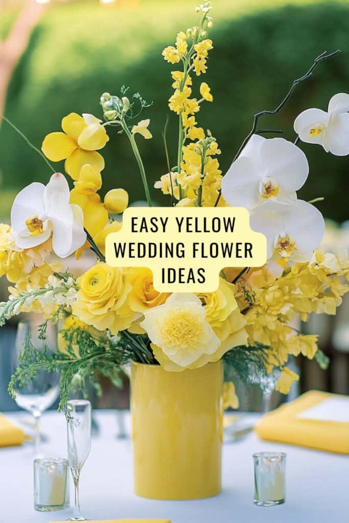 butter yellow wedding ideas