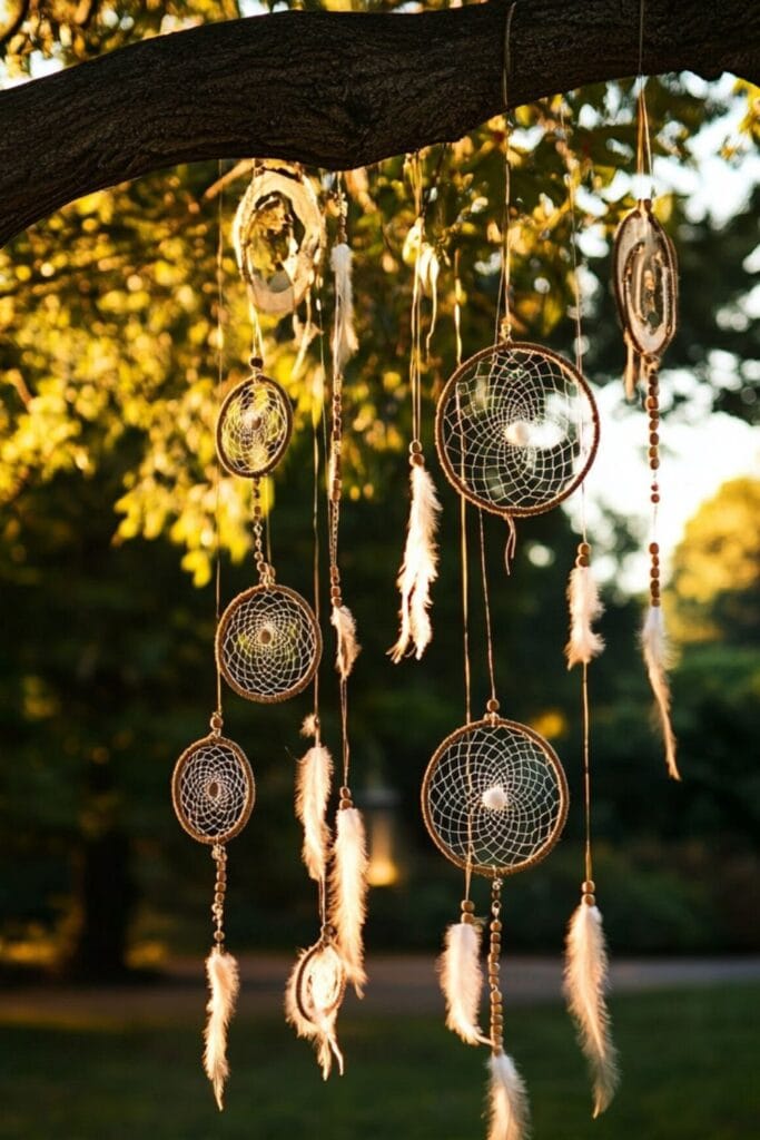 dream catcher wedding ceremony arch ideas