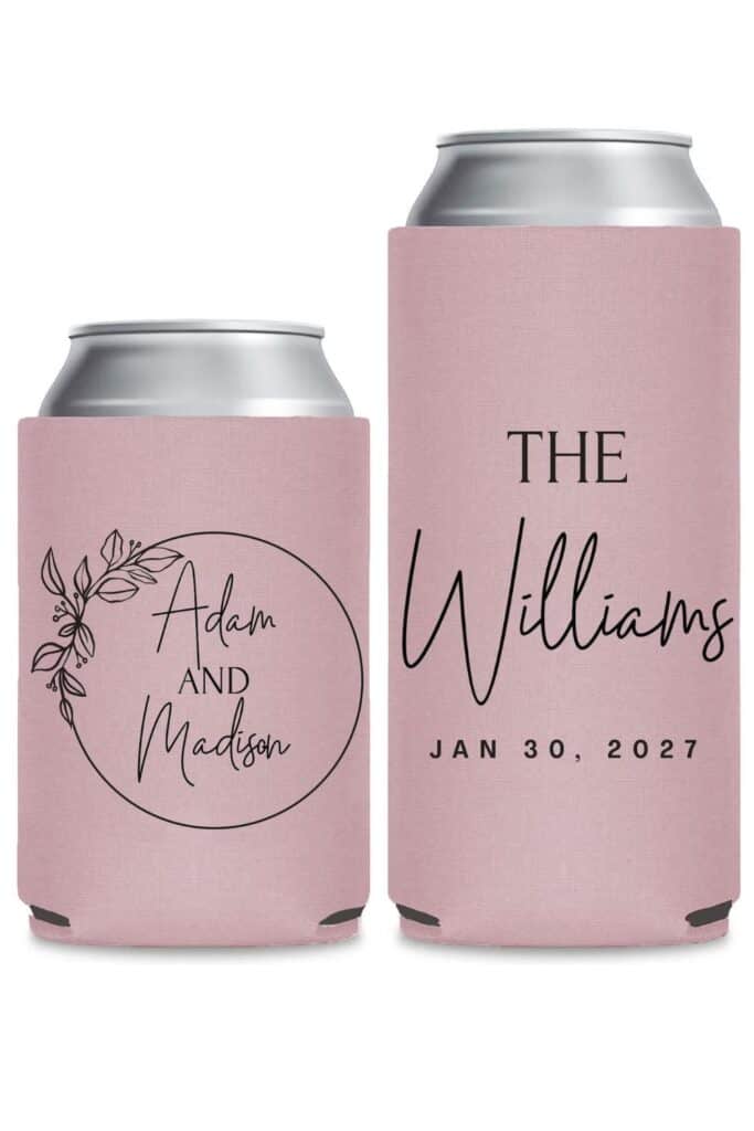 personalized can coolers