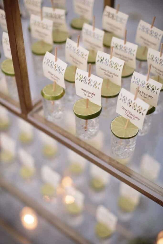 shot glasses seating chart