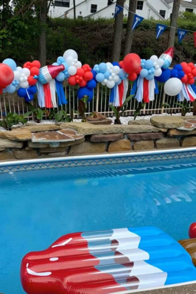 labor day pool party floats