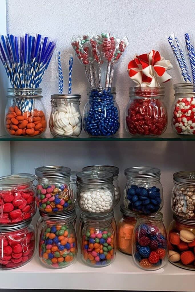 vintage sweet station ideas for labor day party